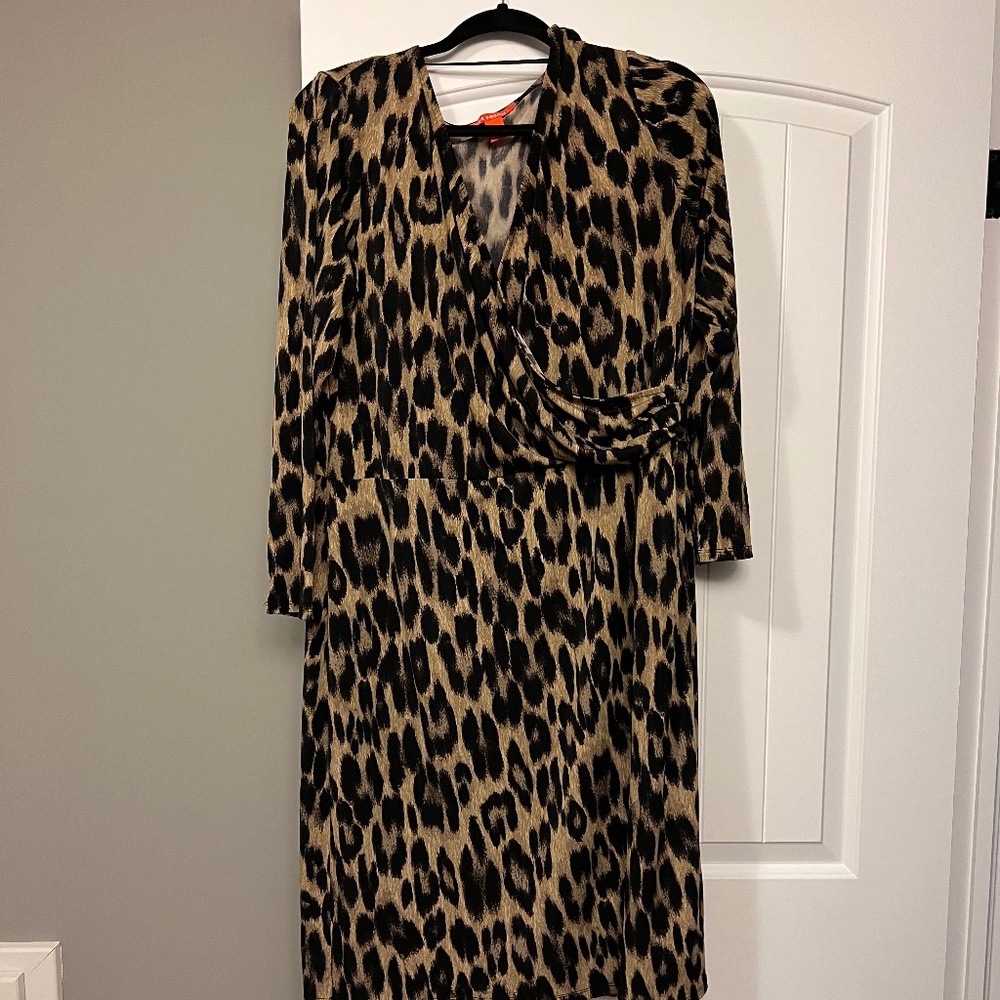 Joe Fresh animal print dress